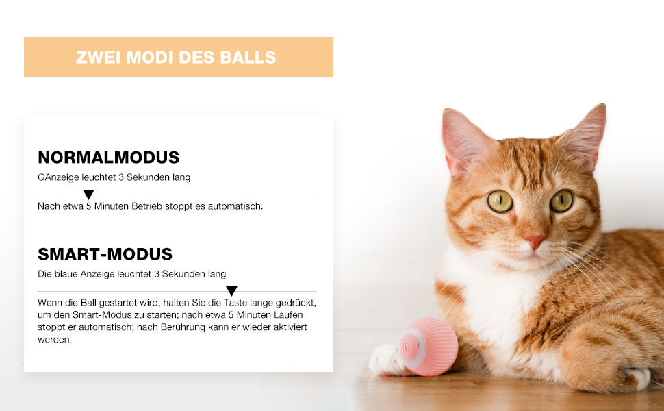 Foxypets interaktiver Katzenball