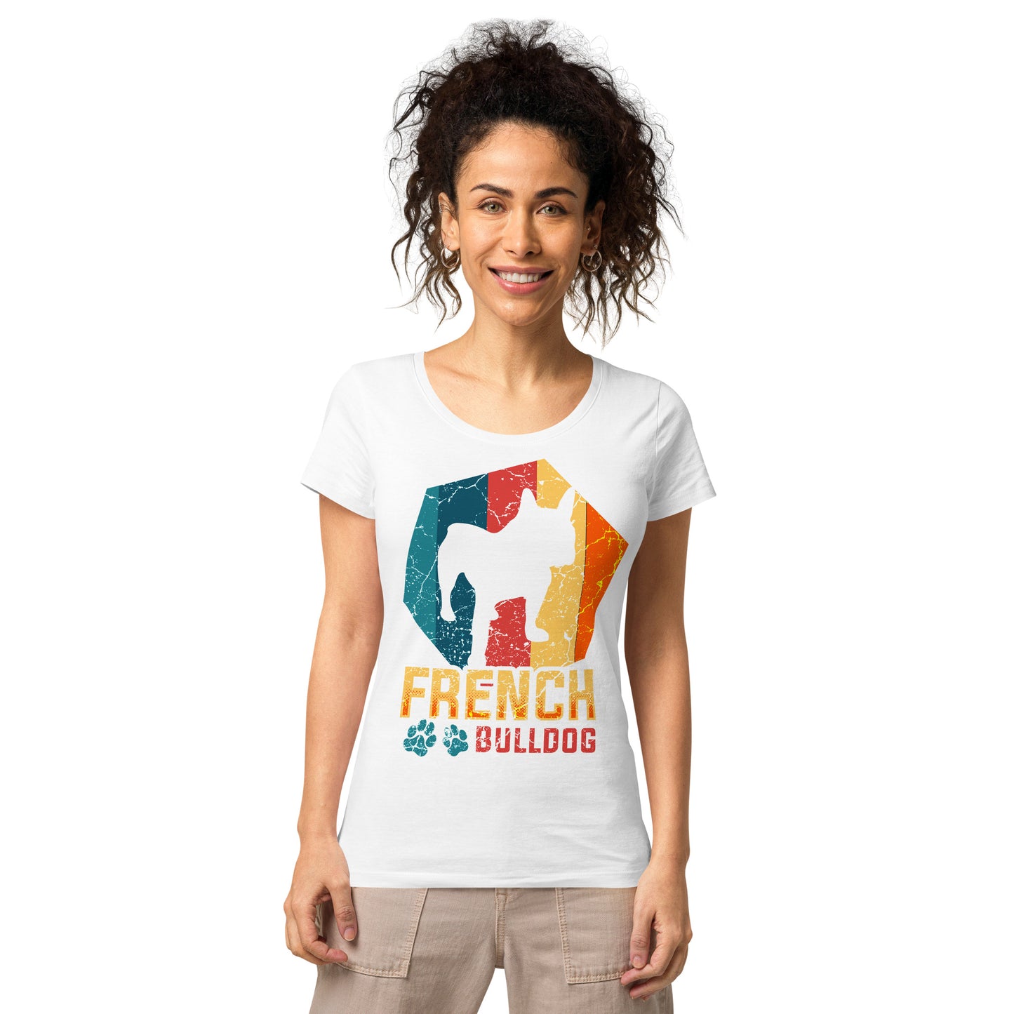 Damen T-Shirt Französische Bulldogge