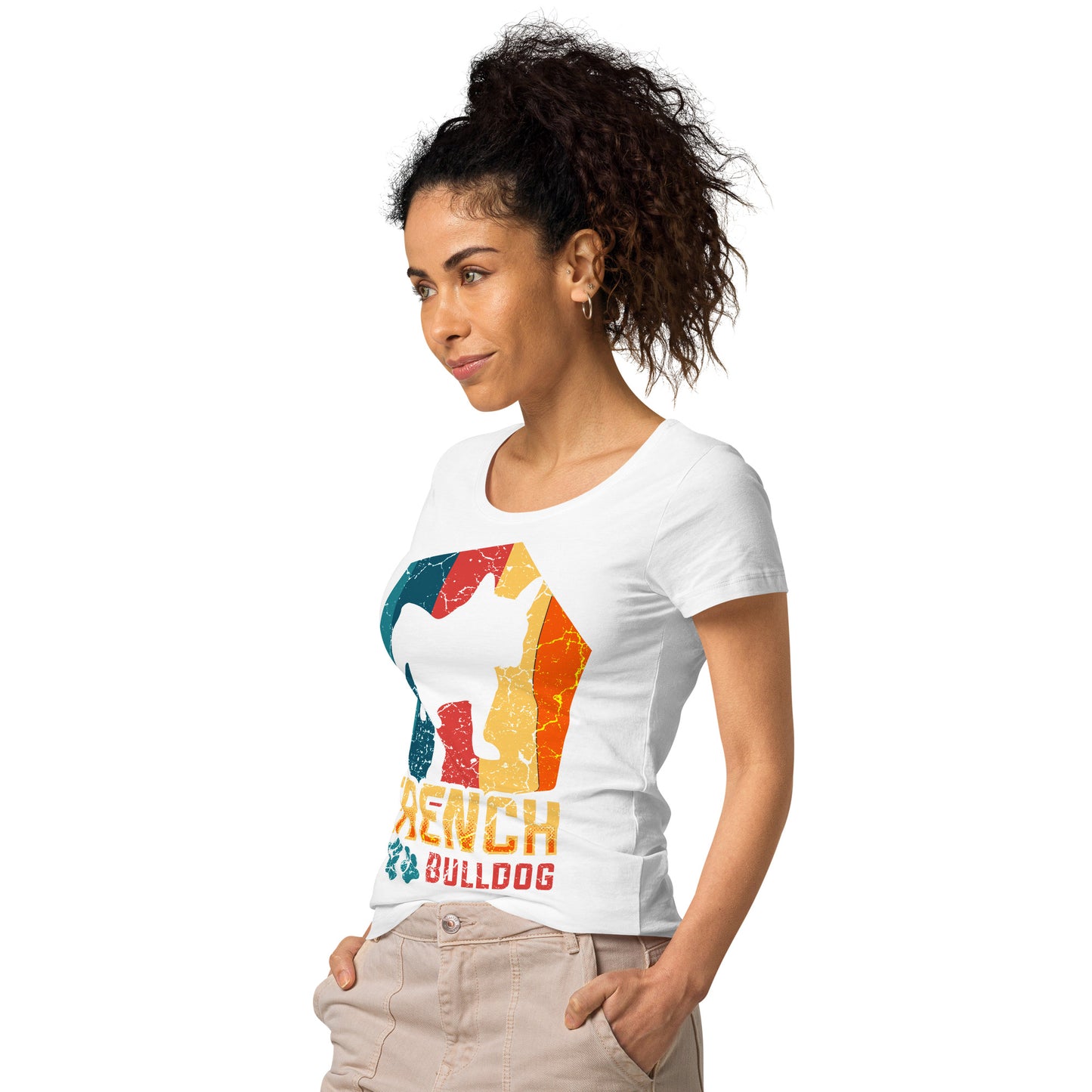Damen T-Shirt Französische Bulldogge